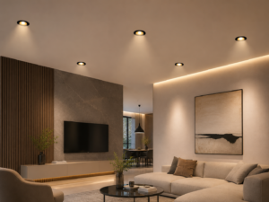 SPOT ALUMINIUM ROTATIF ORIENTABLE NOIR LEDMAX