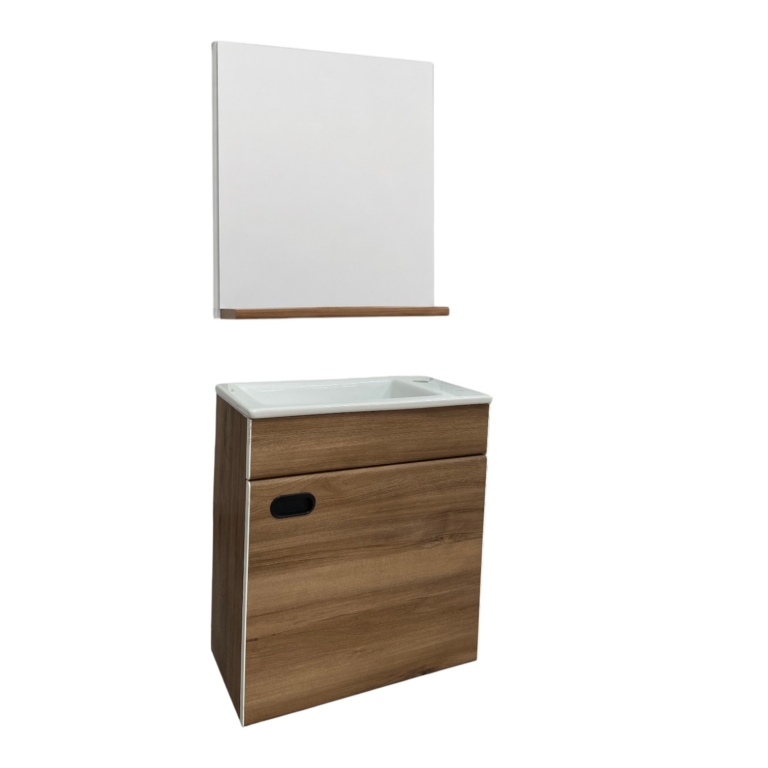 MEUBLE PVC HALE D 50 MARRON SANILUM