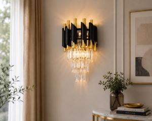 APPLIQUE LUSTRE DOREE 2102/2WS SIDOTI