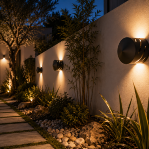 APPLIQUE JARDIN 3000K NOIR 250530 LEDMAX