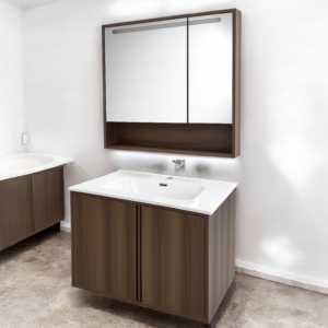 MEUBLE PVC D 80 MARRON WALNUT SANILI